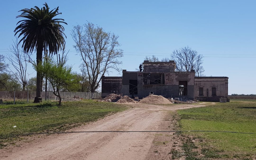 Continúan las obras en la Casona de La Rochelle